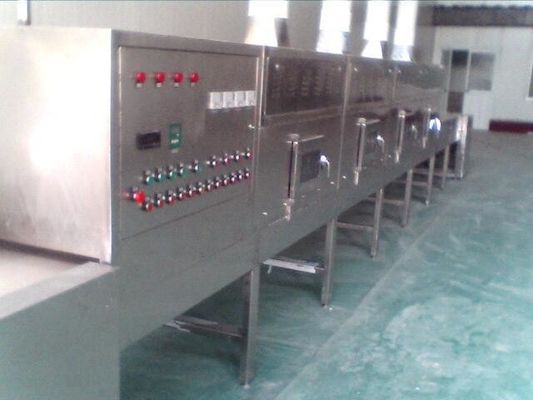 中国 粉の穀物の低温殺菌器機械、マイクロウェーブ蒸気の滅菌装置の連続的なトンネル サプライヤー